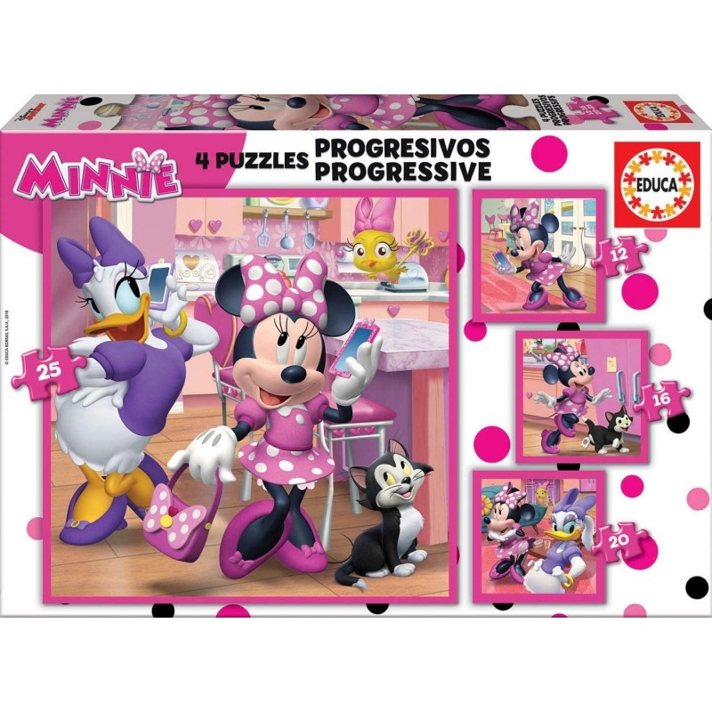 Educa - Minnie Happy Helpers, Puzzles...