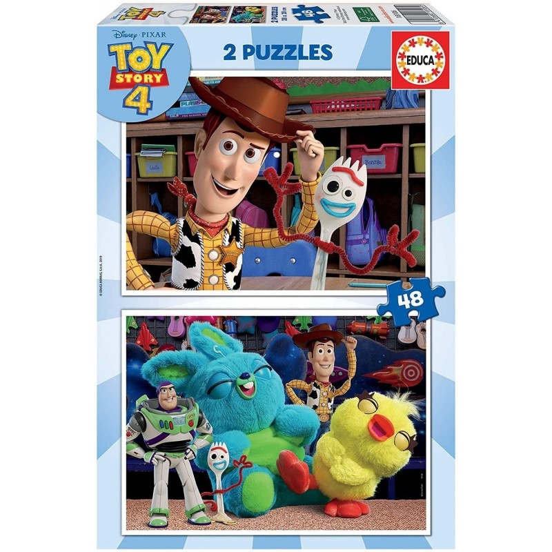 Educa - Toy Story 4, 2 Puzzles...