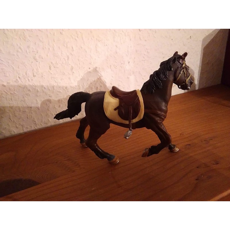 Papo Brown Horse with Saddle