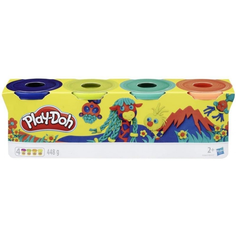 Play-Doh-Pack 4 Colores Silvestres,...