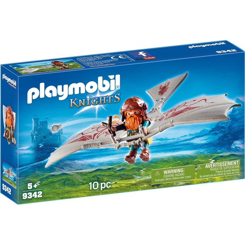 PLAYMOBIL- Enano con Máquina Voladora...