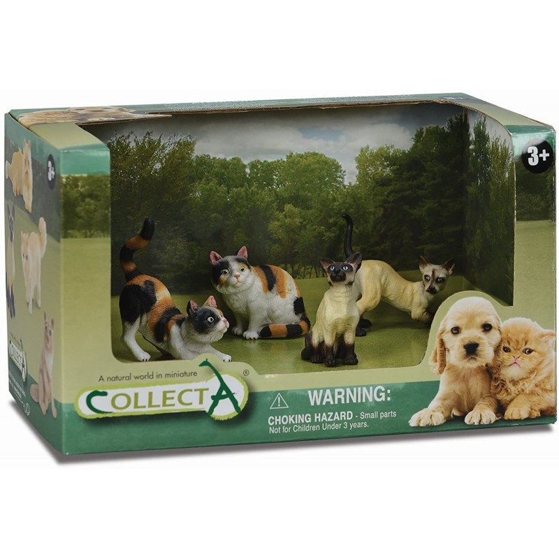 Collecta - Juego de Figuras de Gatos...